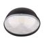 LED Small Round Wall Pack 20W CCT Selectable Bypassable Photocell 120-277 Volt Bronze Finish
