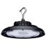Wattage 80W/100W/120W and CCT Selectable 3K/4K/5K LED UFO High Bay 120-347 Volt Black Finish