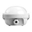 2 Foot 20 Watt Vapor Proof Linear Fixture w/ Integrated Microwave Sensor CCT Selectable IP65 and IK08 Rated