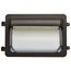 LED Low Profile Wall Pack Wattage 70/85/100W and CCT 3K/4K/5K Selectable Photocell Dimmable Bronze Finish
