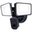 36 Watt Rectangular Outdoor SMART Security Light w/ Camera Starfish Enabled Tunable White Black Finish