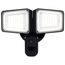 36 Watt Rectangular Outdoor SMART Security Light w/ Camera Starfish Enabled Tunable White Black Finish