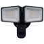 36 Watt Rectangular Outdoor SMART Security Light w/ Camera Starfish Enabled Tunable White Black Finish
