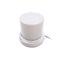 GU24 Base Squat keyless fluorescent ceiling fixture w/ twist-on Lexan lens (Pack of 4)