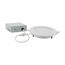 10 Watt LED Direct Wire Downlight 4" Tunable White Round Starfish IOT 120 Volt 650 Lumens