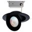 15 Watt LED Gimbaled Downlight 6" RGB & Tunable White Round Starfish IOT Black Finish 1200 Lumens 120-277 Volt