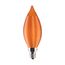 4 Watt CA11 LED Bulb - Satin Spun Amber - Candelabra base - 2100K - 120 Volt (5 Pack)