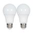 10 Watt - A19 LED Bulb - 2700K - Medium base - 220 deg. Beam Angle - 120 Volt (8 Pack)
