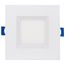9 Watt LED Direct Wire Low Profile Regress Baffle Downlight 4 Inch Square Starfish IOT Tunable White and RGB 120 Volt 90 CRI White Finish (Pack of 2)