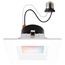 10.5 Watt LED Retrofit Downlight 4 Inch Square Starfish IOT RGB & Tunable White 120 Volt 90 CRI White Finish (Pack of 2)