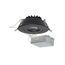 12 watt LED Direct Wire Downlight Gimbaled 4" 3000K 120 volt Dimmable Round Remote Driver Black