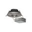 12 watt LED Direct Wire Downlight Gimbaled 4" 3000K 120 volt Dimmable Round Remote Driver Brushed Nickel