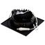 12 Watt LED Direct Wire Downlight Gimbaled 4" CCT Selectable Square Remote Driver Black Finish 850 Lumens 120 Volt
