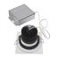 12 watt LED Direct Wire Downlight Gimbaled 3.5" 3000K 120 volt Dimmable Square Remote Driver White (Pack of 2)