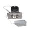 12 watt LED Direct Wire Downlight Gimbaled 3.5" 3000K 120 volt Dimmable Square Remote Driver Brushed Nickel (Pack of 2)