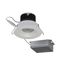 12 watt LED Direct Wire Downlight 3.5" 3000K 120 volt Dimmable Round Remote Driver White