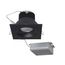 12 watt LED Direct Wire Downlight 3.5" 3000K 120 volt Dimmable Square Remote Driver Black