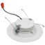 12.5 Watt LED Downlight Retrofit 5-6" 5000K 120 Volts Dimmable White Finish (Pack of 3)