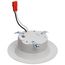 6.7 Watt LED Downlight Retrofit 4 Inches CCT Selectable Round White Finish 120 Volt (Pack of 3)