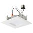 6.7 Watt LED Downlight Retrofit 4 Inches CCT Selectable Square White Finish 120 Volt