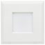 6.7 Watt LED Downlight Retrofit 4 Inches CCT Selectable Square White Finish 120 Volt