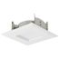 6.7 Watt LED Downlight Retrofit 4 Inches CCT Selectable Square White Finish 120 Volt