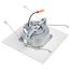 9 Watt LED Downlight Retrofit 5-6 Inches CCT Selectable Square White Finish 120 Volt (Pack of 3)
