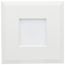 9 Watt LED Downlight Retrofit 5-6 Inches CCT Selectable Square White Finish 120 Volt (Pack of 3)