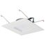 9 Watt LED Downlight Retrofit 5-6 Inches CCT Selectable Square White Finish 120 Volt (Pack of 3)