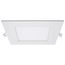 24 Watt LED Direct Wire Downlight Edge-lit 8" CCT Selectable 120 volt Dimmable Square Remote Driver