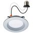 6.7 Watt LED Downlight Retrofit 4" CCT Selectable 120 Volts Brushed Nickel Finish (Pack of 3)