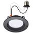 6.7 Watt LED Downlight Retrofit 4" CCT Selectable 120 Volts Bronze Finish (Pack of 3)