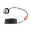 9 Watt LED Downlight Retrofit 5" 6" CCT Selectable 120 volts Dimmable Black Finish (Pack of 2)