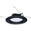 9 Watt LED Downlight Retrofit 5-6" CCT Selectable 120 Volts Black Finish (Pack of 3)