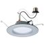 9 Watt LED Downlight Retrofit 5-6" CCT Selectable 120 Volts Brushed Nickel Finish (Pack of 2)