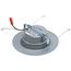 9 Watt LED Downlight Retrofit 5-6" CCT Selectable 120 Volts Brushed Nickel Finish (Pack of 2)