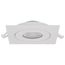 9 Watt CCT Selectable LED Direct Wire Downlight Gimbaled 4 Inch Square Remote Driver White