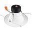 9 Watt 6" Deep Baffle CCT-Selectable Recessed LED Downlight (Pack of 2)