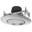 10.5 Watt LED Retrofit Downlight Gimbaled 120 Volt CCT Selectable Brushed Nickel Finish