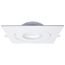 15 Watt CCT Selectable LED Direct Wire Downlight Gimbaled 6 Inch Square Remote Driver White