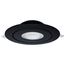 15 Watt CCT Selectable LED Direct Wire Downlight Gimbaled 6 Inch Round Remote Driver Black