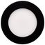 10 Watt LED Direct Wire Downlight Edge-lit 4" CCT Selectable 120 volt Dimmable Round Remote Driver Black Finish (Pack of 2)