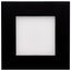 10 Watt LED Direct Wire Downlight Edge-lit 4" CCT Selectable 120 volt Dimmable Square Remote Driver Black Finish