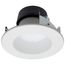 Field Selectable LED Downlight Retrofit Deep Baffle 5.8/7/9.5 Watts 27K/30K/35K/40K/50K CCT 4" Round Shape White Finish 120 Volts