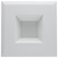 Field Selectable LED Downlight Retrofit Deep Baffle 8/10.5/13.5 Watts 27K/30K/35K/40K/50K CCT 5-6" Square Shape White Finish 120 Volts (Pack of 2)