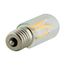 3.5 Watt - T7 LED Bulb - Clear - Intermediate base - 3000K - 350 Lumens - 120 Volt (8 Pack)