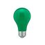 8 Watt A19 LED Bulb - Ceramic Green - Medium base - 360 deg. Beam Angle - 120 Volt (8 Pack)