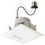 LED Retrofit Downlight 5.5/6.5/8 Wattage Selectable CCT and Lumens Selectable 120 Volt ColorQuick and PowerQuick Technology Square White Finish (Pack of 2)