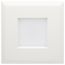 LED Retrofit Downlight 5.5/6.5/8 Wattage Selectable CCT and Lumens Selectable 120 Volt ColorQuick and PowerQuick Technology Square White Finish (Pack of 2)