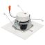 LED Retrofit Downlight 7.5/10.5/14.5 Wattage Selectable CCT and Lumens Selectable 120 Volt ColorQuick and PowerQuick Technology Square White Finish (Pack of 2)